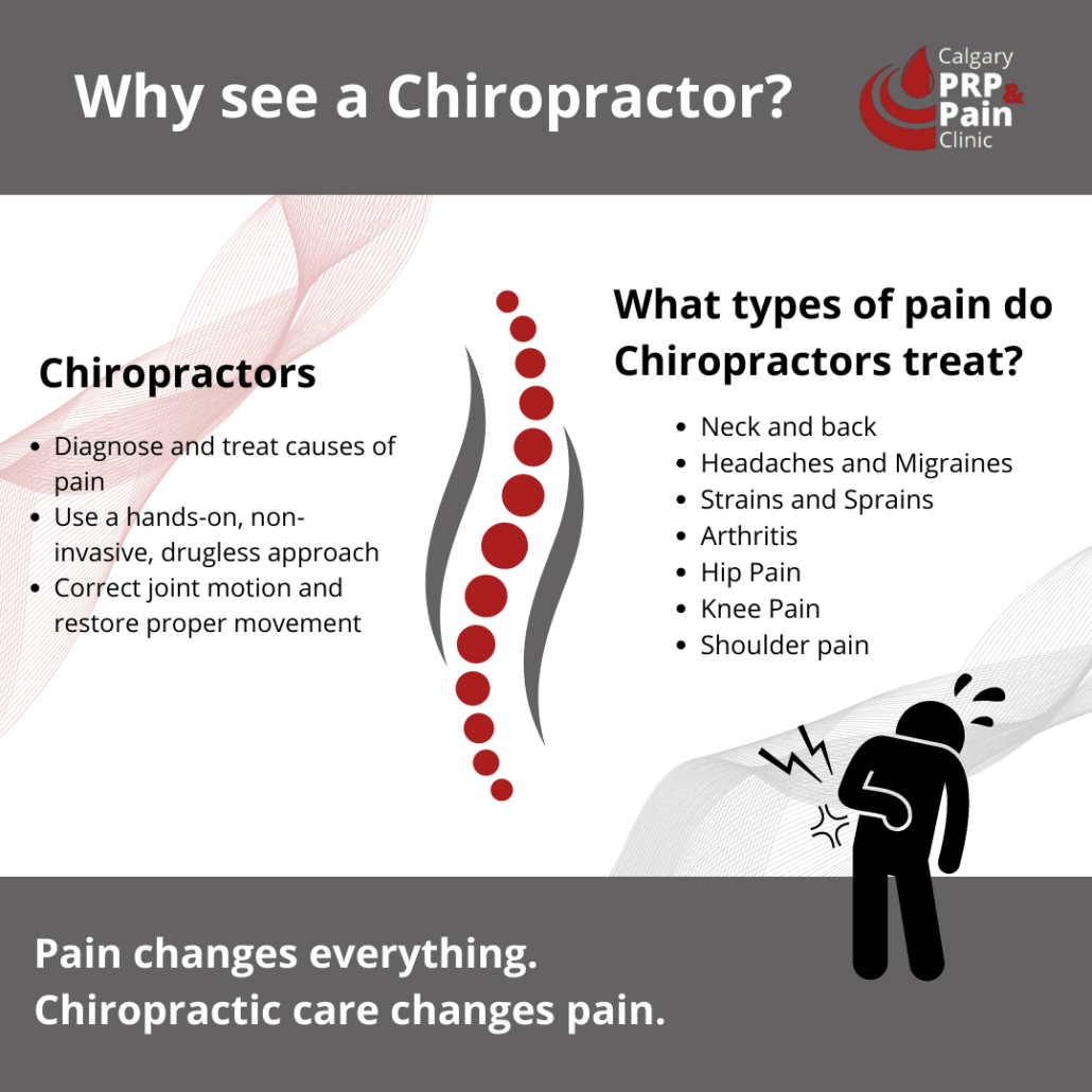 Why see a chiropractor? infographic