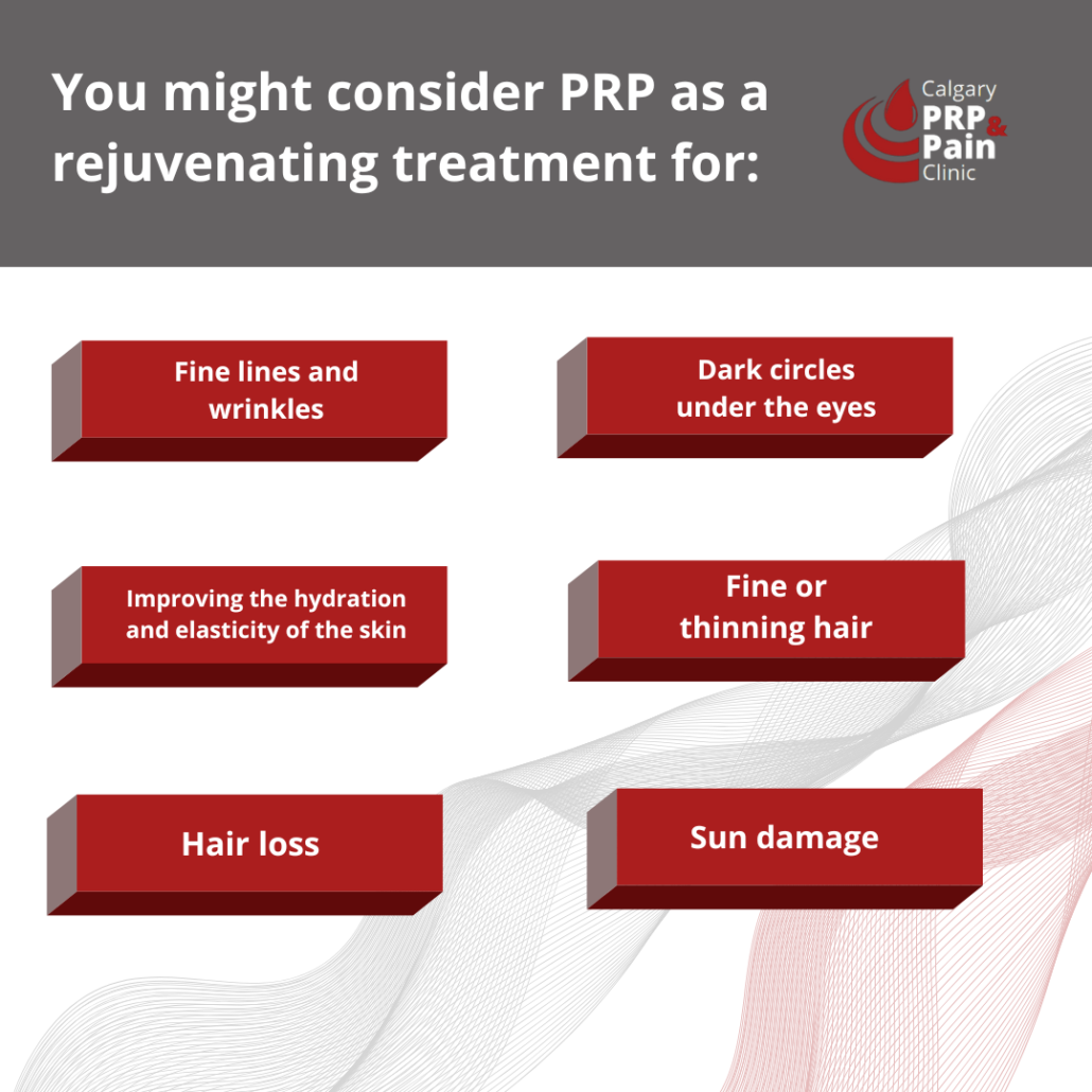 PRP as a rejuvenating treatment
